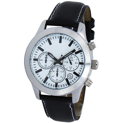 Chronograaf herenhorloge Hobart wit