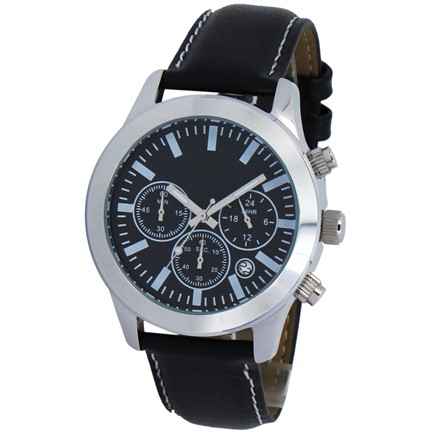 Chronograaf herenhorloge Hobart zwart