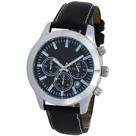 Chronograaf herenhorloge Hobart zwart