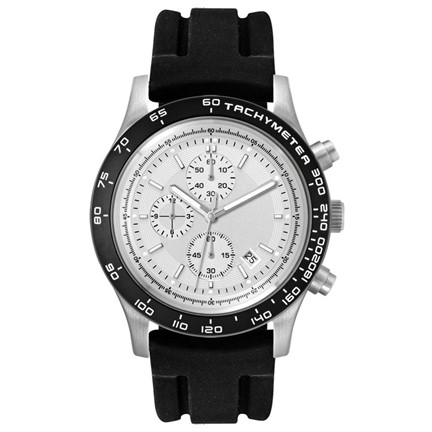 Chronograaf herenhorloge Melbourne zilver