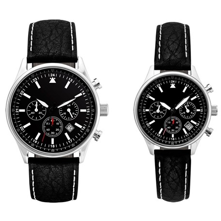 Chronograaf dames- en herenhorloge Perth
