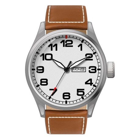 Hatman herenhorloge zilver