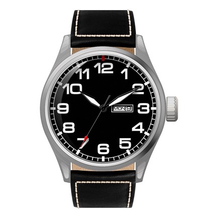 Hatman herenhorloge zwart