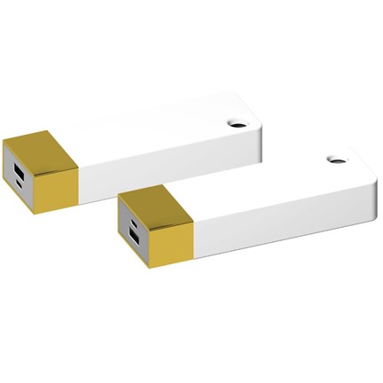 Powerbank Belt 4400 goud-wit