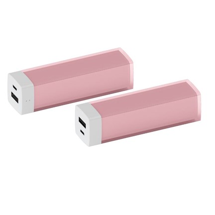 Powerbank Glass roze