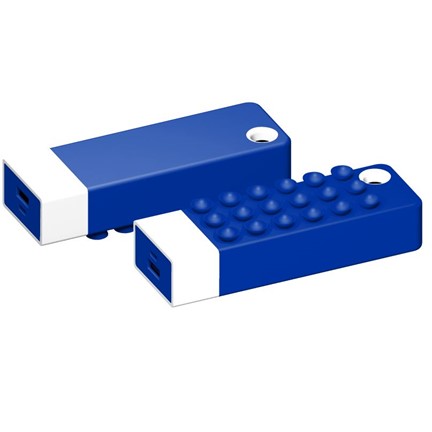 Powerbank Grip 4400 blauw-wit