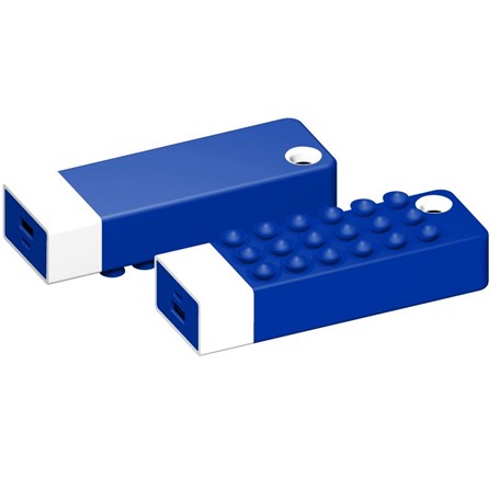 Powerbank Grip 4400 blauw-wit