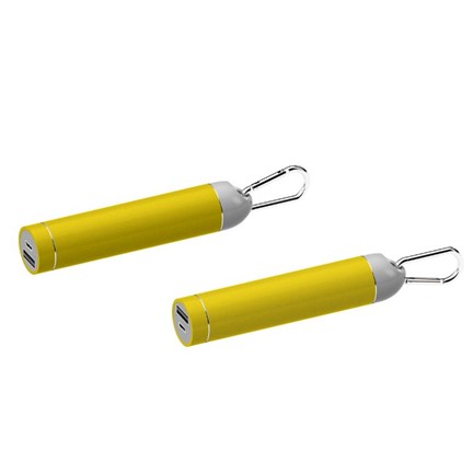 Powerbank Roller geel