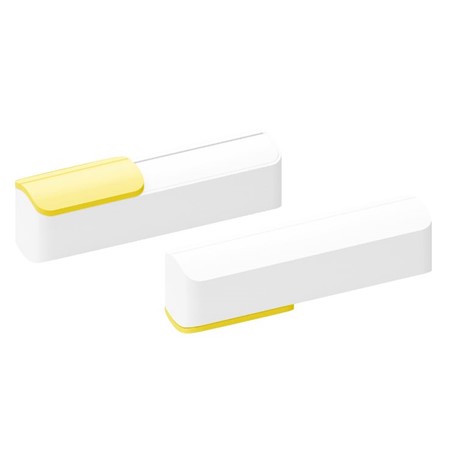 Powerbank Slide wit-geel
