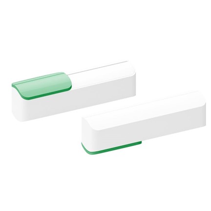 Powerbank Slide wit-groen