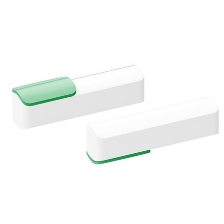Powerbank Slide wit-groen