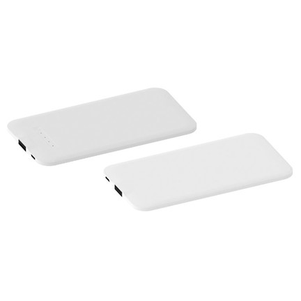 Powerbank Thin wit