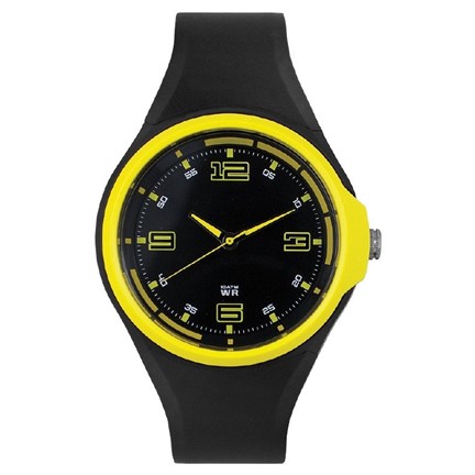 Spike herenhorloge zwart-geel