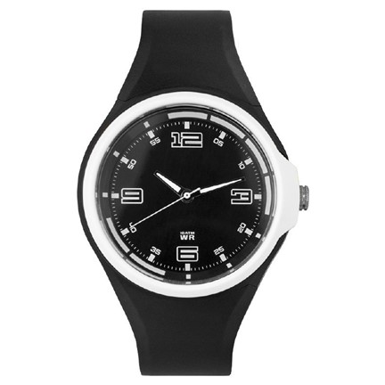 Spike herenhorloge zwart-wit