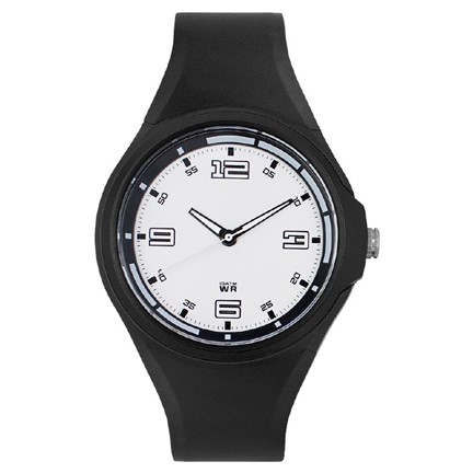 Spike herenhorloge zwart-wit-wit