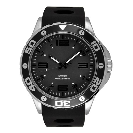 Wave herenhorloge zwart