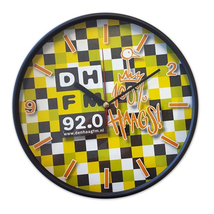 Kunststof wandklok 26cm