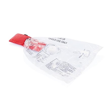 Eerste hulp beademingsmasker, rood