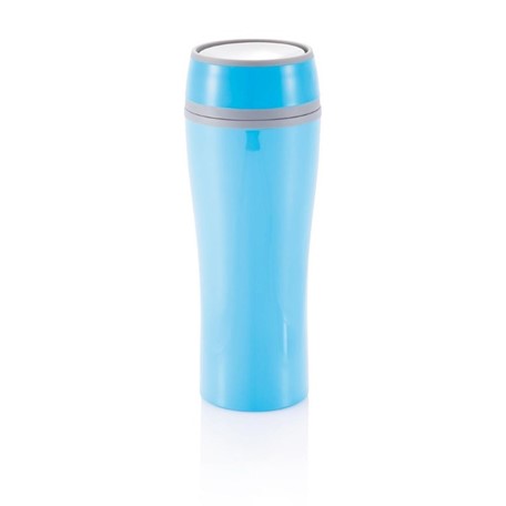 Dubbelwandige mok, blauw