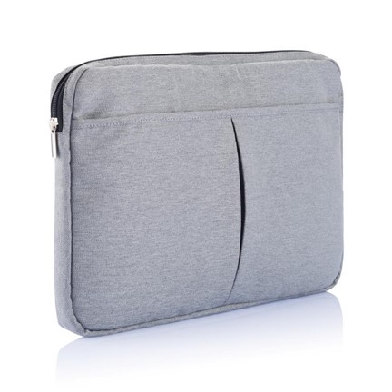 PVC vrije laptop hoes 15, grijs