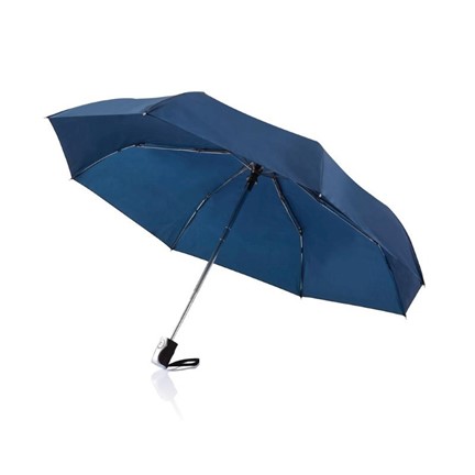 Deluxe 21,5 2-in-1 automatische paraplu, blauw