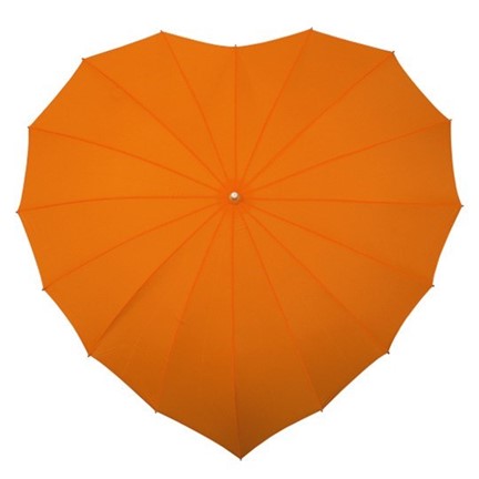 paraplu, hartvormig, windproof