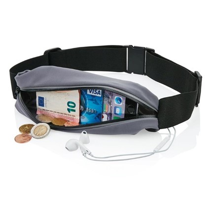 Universele sport heupband, grijs