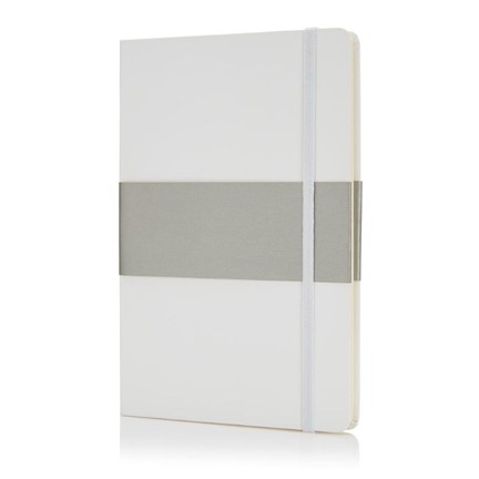Deluxe hardcover A5 notitieboek, wit