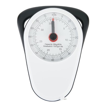 Analoge bagageweger, wit