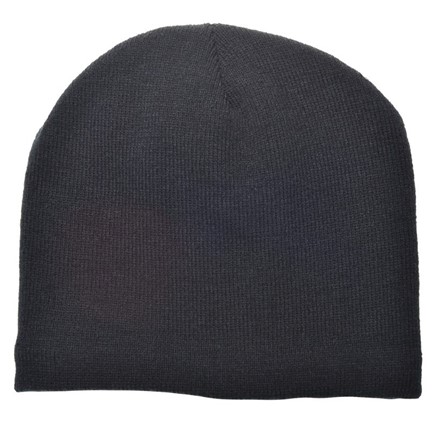 Gebreide Wintermuts fleece gevoerd Zwart acc Zwart