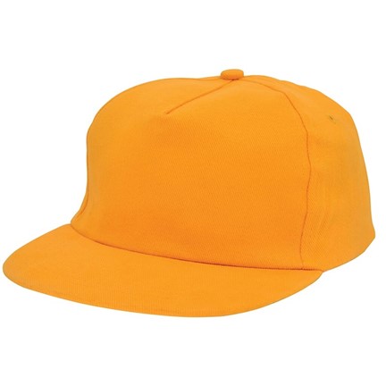 Brushed Honkbal Cap Donkergeel acc. Donkergeel