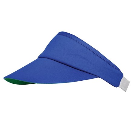 Zonneklep Royal met groene onderkant