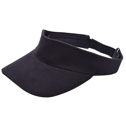 Brushed Zonneklep Zwart acc. Zwart