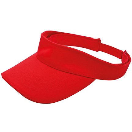 Brushed Zonneklep Rood acc. Rood