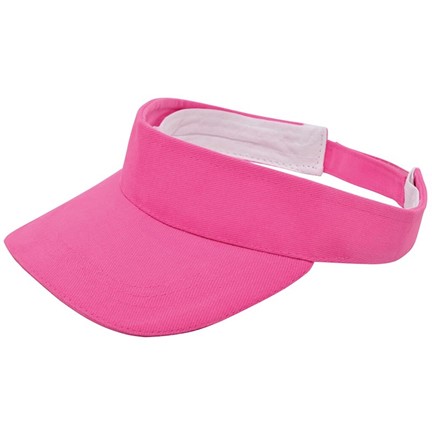 Brushed Zonneklep Roze acc. Roze