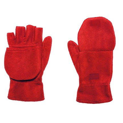 Half-vinger Handschoenen 280 gr/m2 Rood acc. Rood