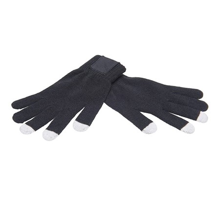 Touchscreen Handschoenen met Label Black XL/XXL