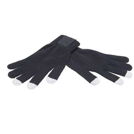 Touchscreen Handschoenen met Label Black XL/XXL