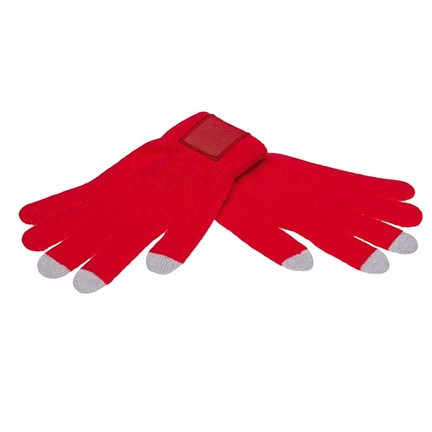 Touchscreen Handschoenen met Label Rood XL/XXL