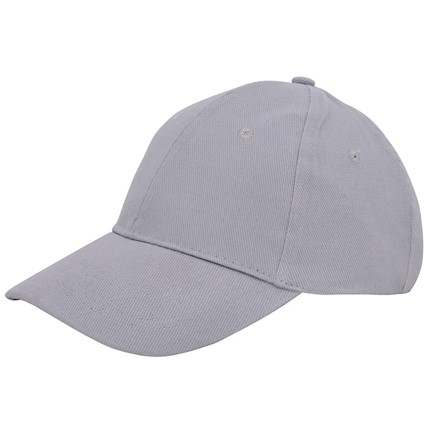 Brushed Twill Cap Grijs acc. Grijs