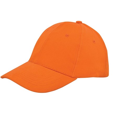 Brushed Twill Cap Oranje acc. Oranje