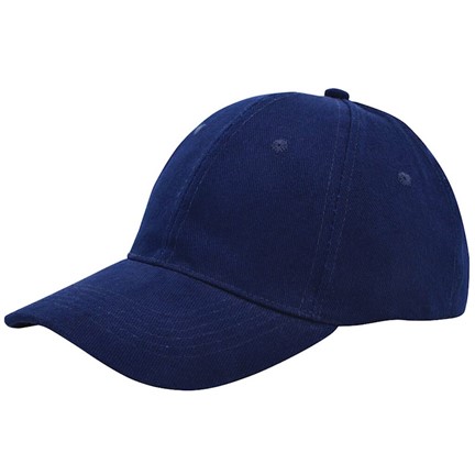 Brushed Twill Cap Marineblauw acc. Marineblauw