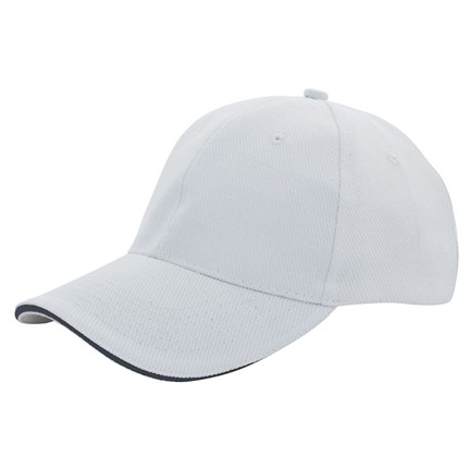 Canvas Sandwich Cap Wit acc. Navy