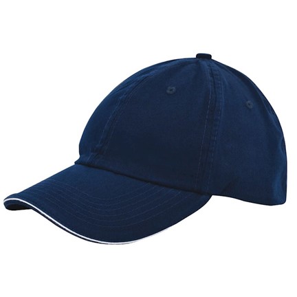 Duo Colour Sandwich Cap Marineblauw acc. Marineblauw
