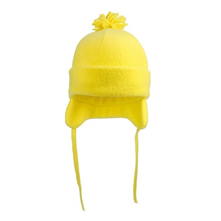 inder Fleece Wintermuts Met Pompoen 280 gr/m2 Geel acc. Geel