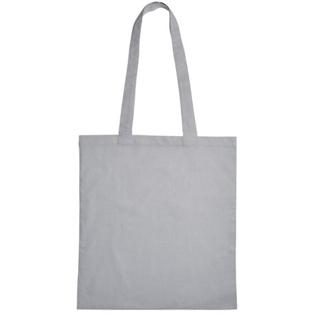 katoenen tas lang Hengsel 38x42cm grijs