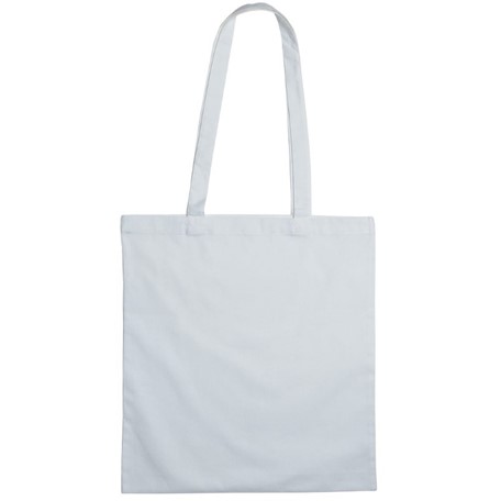 katoenen tas lang Hengsel 38x42cm wit