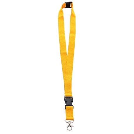 Neklint 2cm met safety break Geel acc. Geel