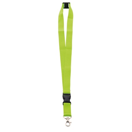 Neklint 2cm met safety break Groen acc. Groen
