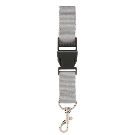 Neklint 2,5 cm met veiligheidssluiting Grijs acc.Grijs